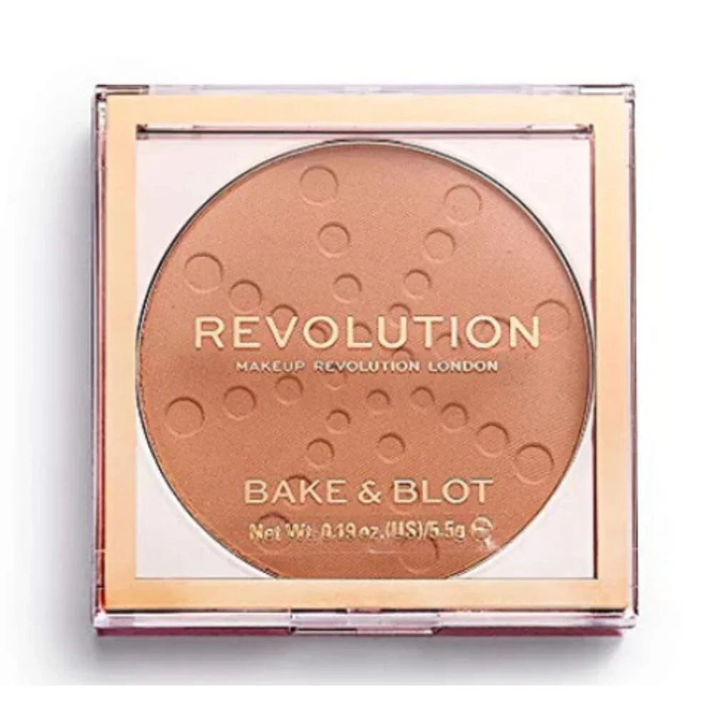 Revolution Makeup London Bake & Blot Powder – Peach New
